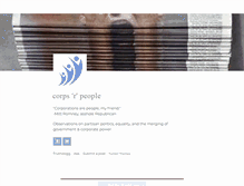 Tablet Screenshot of corpsrpeople.com